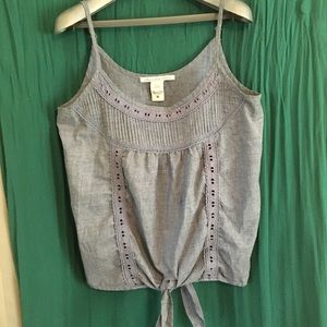 American Rag Tie-Front Cami Top